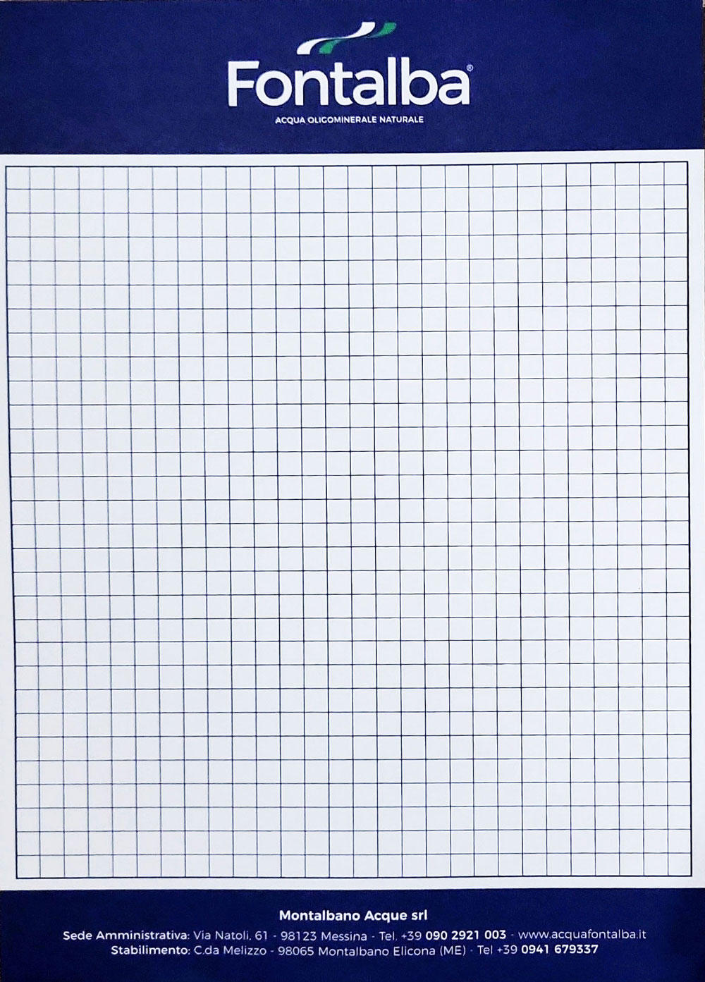 Promo block notes a colori